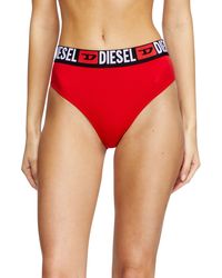 DIESEL - Three-Pack Briefs With Maxi-Logo Waist - Lyst