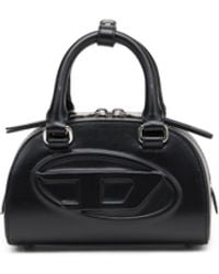 DIESEL - 1Dr Dome-Leather Small Bowling Bag - Lyst