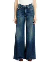 DIESEL - Flare Jeans Regular Waist 1978 D-Akemi, Dark, Zip Fly - Lyst