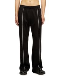 DIESEL - Track Pants With Contrast Piping - Lyst