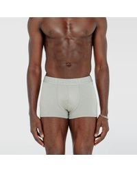 DIESEL - Three-Pack Of Stretch Cotton Boxer Briefs With Tonal Waistband - Lyst