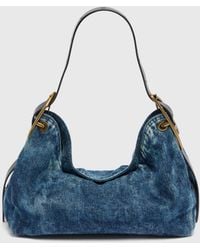 DIESEL - D-Line-Denim Shoulder Bag - Lyst