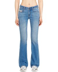 DIESEL - Bootcut Jeans Low Waist 1969 D-Ebbey, Light, Zip Fly - Lyst