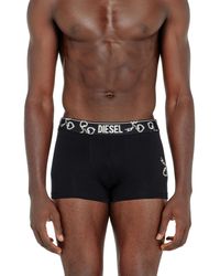 DIESEL - Three-Pack Boxer Briefs With Handcuff Motif - Lyst
