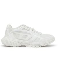 DIESEL - S-Pro-V-Dense-Monochrome Mesh Sneakers With Oval D Logo - Lyst