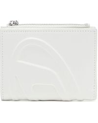 DIESEL - Small Leather Wallet With Embossed Logo - Lyst