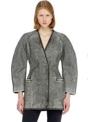 DIESEL - Cardigan Jacket With Cocoon Sleeves - Lyst