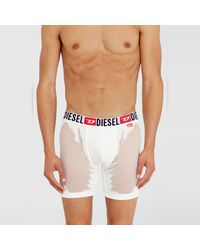 DIESEL - Boxer Briefs With Sheer Devoré Effect - Lyst