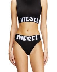 DIESEL - Three-Pack Briefs With Cut-Off Logo - Lyst
