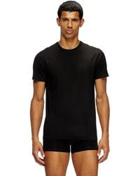 DIESEL - T-Shirt Aus Fließendem Jersey Im Zweierpack - Lyst