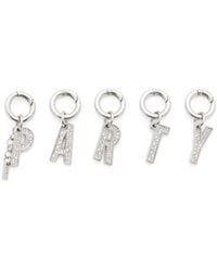 DIESEL - Metal Brave Charms With Rhinestones - Lyst
