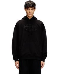 DIESEL - Sudadera Con Capucha Y Oval D En Relieve - Lyst