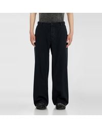 DIESEL - Cotton Ripstop Pants With Side Buckles - Lyst