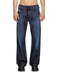 DIESEL - Relaxed Regular Waist 2080 D-Reel Joggjeans, Dark, Zip Fly - Lyst