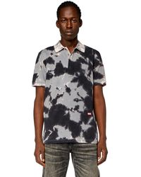 DIESEL - Tie-dyed Jersey Polo Shirt - Lyst