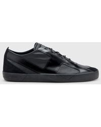 DIESEL - S-Slante-D-Sneaker Aus Wildleder Und Leder Mit D-Logo - Lyst