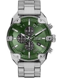 DIESEL - Spiked Stainless Steel Watch - Lyst