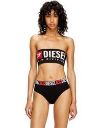 DIESEL - Bandeau Bra With Logo - Lyst
