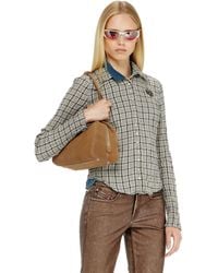 DIESEL - Check Shirt With Seersucker Effect - Lyst