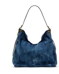 DIESEL - D-Line-Denim Hobo Bag - Lyst