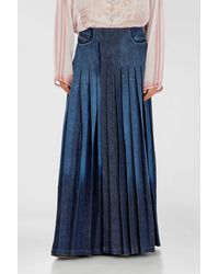 DIESEL - Long Wrap Skirt - Lyst