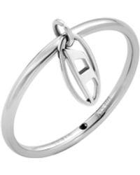 DIESEL - Stainless Steel Charm Ring - Lyst