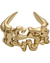 DIESEL - Stainless Steel Cuff Bracelet - Lyst