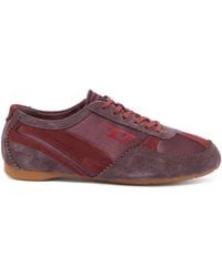 DIESEL - D-Mile-Flat Sneakers With Suede Overlays - Lyst