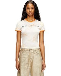 DIESEL - T-Shirt With Latina Foreva Print - Lyst