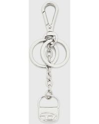 DIESEL - Metal Keyring With 1Dr Bag Charm - Lyst