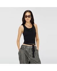 DIESEL - Crop Top With Wrap-Around Laces - Lyst