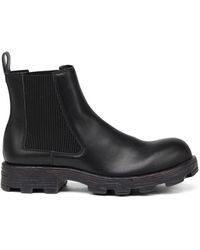 DIESEL - D-hammer Leather Chelsea Boots - Lyst