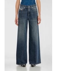 DIESEL - Flare Jeans Regular Waist 1978 D-Akemi, Dark, Zip Fly - Lyst