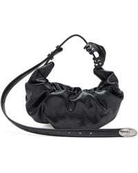 DIESEL - Grab-d S-small Scrunched Hobo Bag In Shiny Pu - Lyst