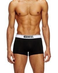 DIESEL - Three-Pack Of Plain Boxer Briefs - Lyst