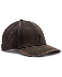 DIESEL - Baseball Cap In Washed Cotton Twill - Lyst