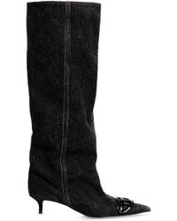 DIESEL - D-Venus-Slouchy Knee-High Boot - Lyst