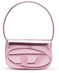 DIESEL - 1dr-iconic Shoulder Bag In Mirrored Leather - Lyst