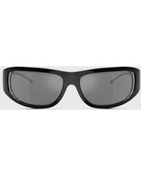 DIESEL - Wraparound Style Sunglasses - Lyst