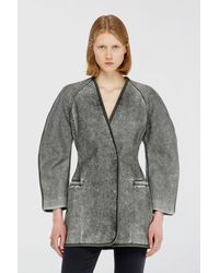 DIESEL - Cardigan Jacket With Cocoon Sleeves - Lyst