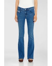 DIESEL - Bootcut Jeans Low Waist 1969 D-Ebbey, Medium, Zip Fly - Lyst