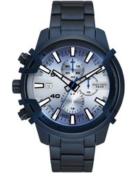 DIESEL - Griffed Chronograph-Tone Stainless Steel Watch - Lyst