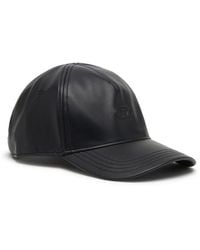 DIESEL - Coated Baseball Cap With Embossed Logo - Lyst