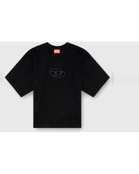 DIESEL - T-Buxt Crop T-Shirt - Lyst