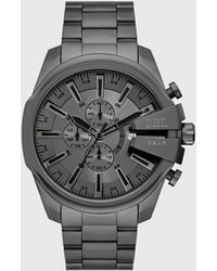 DIESEL - Mega Chief Slim Chronograph Stainless Steel Watch - Lyst