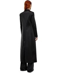 DIESEL - Long Coat In Cool Wool And Tech Fabric - Lyst