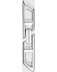 DIESEL - D Logo Sterling Drop Earring - Lyst