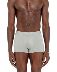 DIESEL - Three-Pack Of Stretch Cotton Boxer Briefs With Tonal Waistband - Lyst