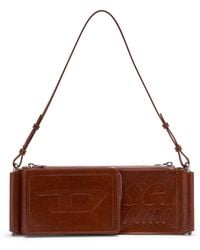 DIESEL - Flag-D-Modular Logo-Embossed Shoulder Bag - Lyst