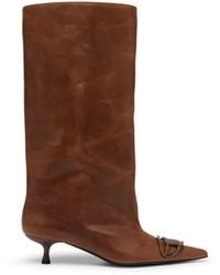 DIESEL - D-Venus-Knee-High Boots - Lyst
